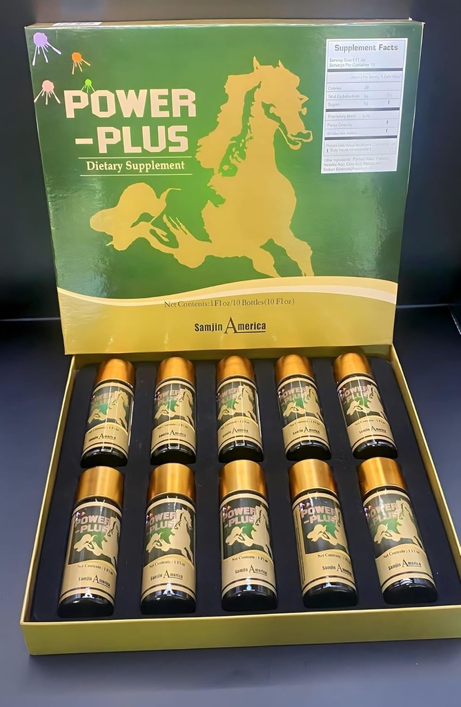 Energijsko pijačo Power Plus Extra Strenght/Ginseng. 1oz X 10BOTTLES.