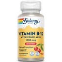 SOLARAY Vitamin B-12 1000mcg Lozenges s folno kislino 
