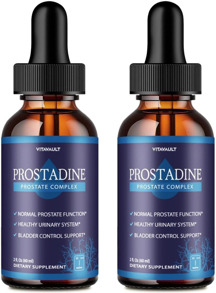 Prostadin, Močna prostatna podpora Tekoče kapljice, Zelo nameren Prostadin za splošno dobrobit prostate, Enostaven za uporabo Dropper obrazec (2 paket)