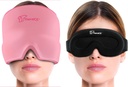 TheraICE Migraine Glavobol Relief Cap, Hot & Cold Therapy Hat, Migrena Relief Cap, Cool Gel Head Ovit, Glavobol Cap Ledeni paket Maska + Theraice Hladilni gel Relief Sleep Maska