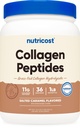 Nutricost kolagen peptides prašek 1LB (454 G) (nasoljena karamela) - goveji kolagen, ki vsebuje travo