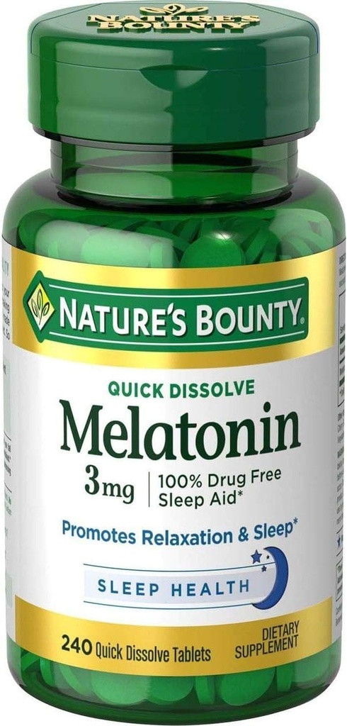 Bounty melatonin 3mg, 240 tablet