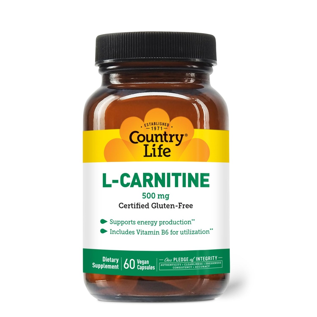 Država Life L-Carnitine 500mg – 60 Veganske kapsule 