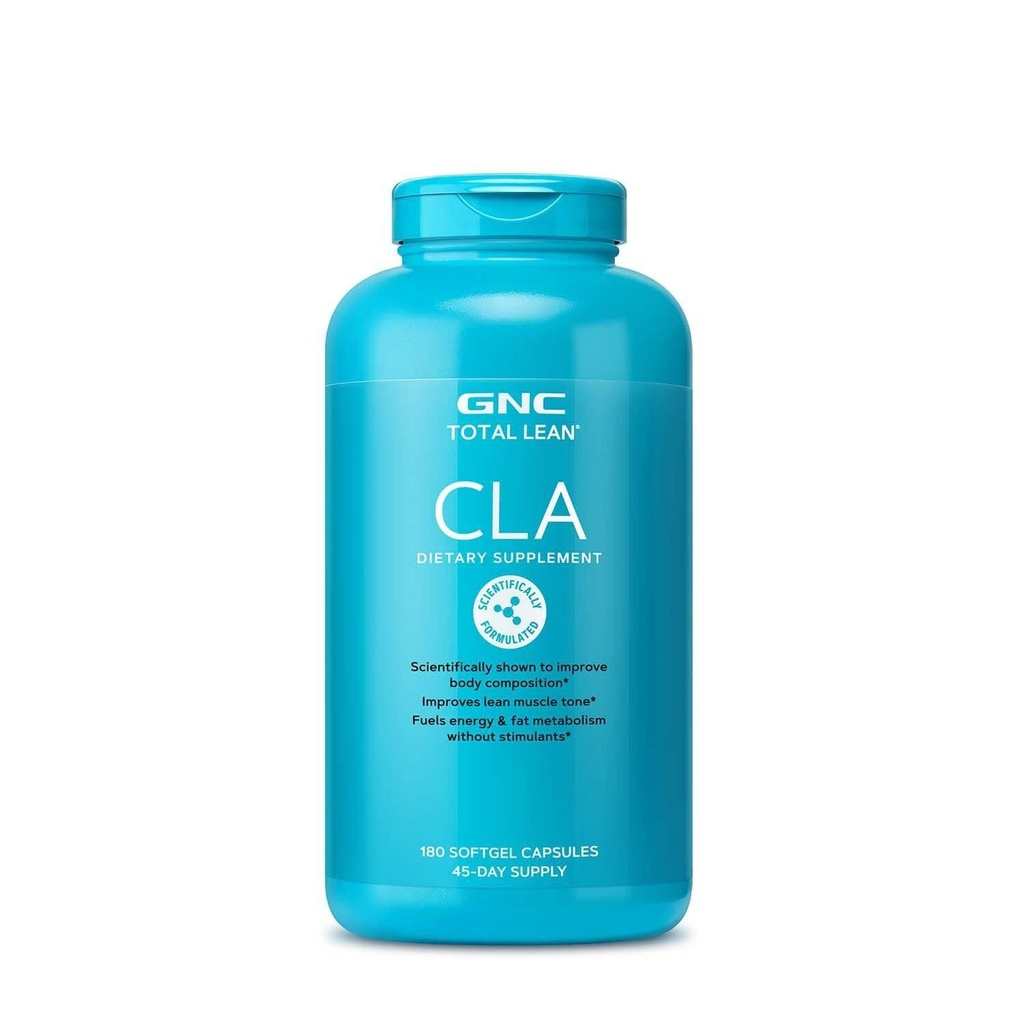 GNC skupaj Lean CLA, Izboljšati telesno sestavo & Lean Muscle Tone, Goriva Maščobna Presnova in energija brez Stimulantov, Gluten brez, 180 Mehčalci