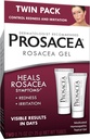 Prosacea - Medicated Rosacea Zdravljenje za obraz - Zdravil Rosacea Simptomi rdeče barve, jamice in draženje - Fragrance Free - Twin Pack - Dva 0,75oz cevi (1,5oz Skupaj)