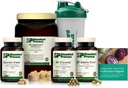 Standardni proces Purification Kit z SP Complete - Detox & Podpora jeter - Cela hrana na osnovi vlaknin Kit za vzdrževanje zdravo telo - 21-dnevni program - Vanilla
