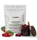 SUNMED Superzeleni Daily Gummies – Wellness Mešanica z Ashwagandha, Zeleni čaj, Spirulina, Probiotiki, Antioksidanti & Detox Podpora za imuniteto, Gut, Skin & Brain Health 