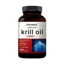 NatureBell Antarktika Kril Oil 1000mg - 240 Softgels - Omega-3 Heart, Joint & Immune Health Support* - High EPA DHA z Astaksantinom - Non-GMO & Gluten-free