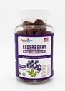 Bezgove jagode Gumies 100mg z vitaminom C in cink - Imunska podpora, Gluten prosti Gumies s 7% Anthoycianin - 60 Count