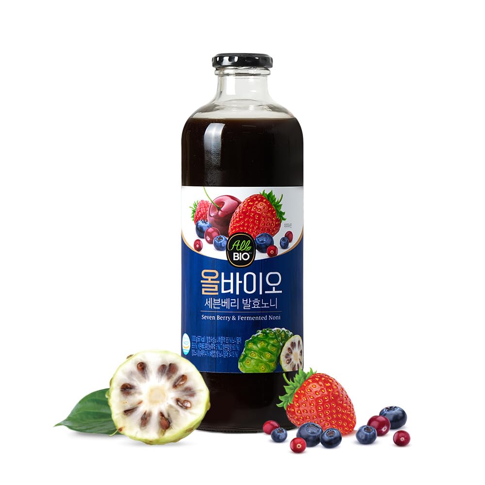 JAVA NONI JUICE IZVLEČEK S 7 BERRY BLEND - 33,8 fl oz (1L) steklenica - 100% Pure Resveratrol & Fermented by ALLBIO