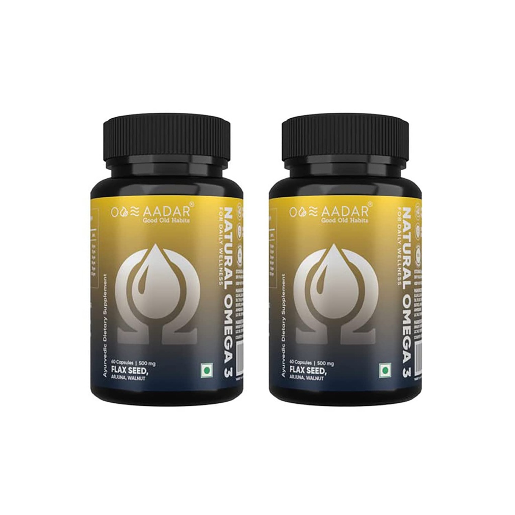 AADAR Natural Omega 3 Vegan Maščobne kisline in imunitete Dopolnilo za moške in ženske 