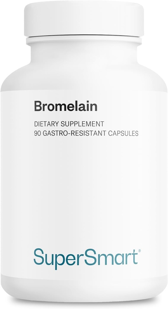 Superpametni - Bromelain 1500 mg 3000 GDU na dan - encimi, izvlečeni iz korenin ananasa - Prebavni sistem Booster 