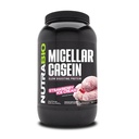 NutraBio Kazein Protein Powder, Micellar Casien Powder, 25g Počasne Prebavne beljakovine, pomaga vas polno, čez noč okrevanje in rast mišic, BCAA & EAA, Gluten Free, Soy Free, 2lb Jagodna sladoledna krema