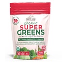 Country Farms Super Greens Berry Flavor, 50 Organic Super Foods, USDA Ekološka pijača Mix (Weat Trava, Spirulina, Klorella) Gobe in probiotiki, z Fiber, Gut Health, Natural Energy, 30 Servinges
