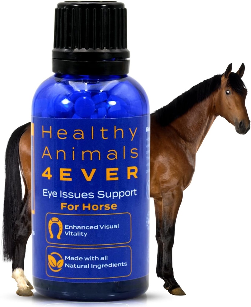 HA4E - Horse Eye Health Support - Ohranja normalne mineralne ravni za zdrave oči - Visoko učinkovit, naravni homeopatski dodatek - 300 Tablete