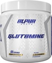 Alpha Supps Pure L-glutamin prašek - nearomatizirana aminokislina, glutamin prehranska dopolnila za okrevanje mišic, Gut & Imunska podpora - 60 Serving - 300 Grams