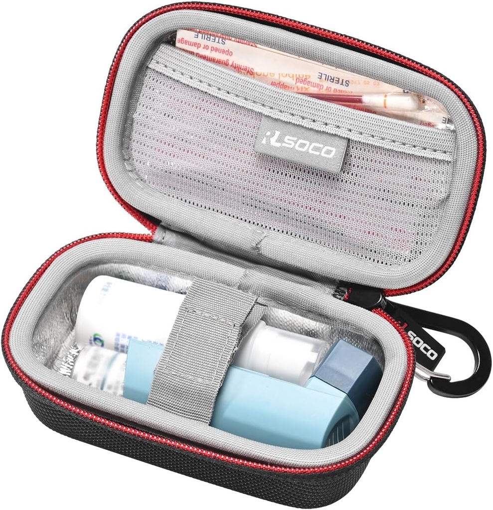 RTCHCO primer za odrasle in otroke Astma inhaler - črna (samo zadeva)