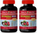 antioksidant kompleksno dopolnilo - ANTIOXIDANT MEGA COMPLEX 1440 MG - mangostinski ekstrakt, antioksidanti prehranska dopolnila, brusnični granatni mangostin, detox in očisti 2 steklenici 120 kapsul