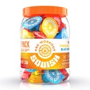 Squish Pre Workout Energy Shots, Beta-Alanin, Citrulin, Kofein, L-Theanine, Alpha-GPC, Rastlinske sestavine podporo in povečanje vadbe, Blue Repsberry, Ananasle Press, PR Punch, 24 ct.