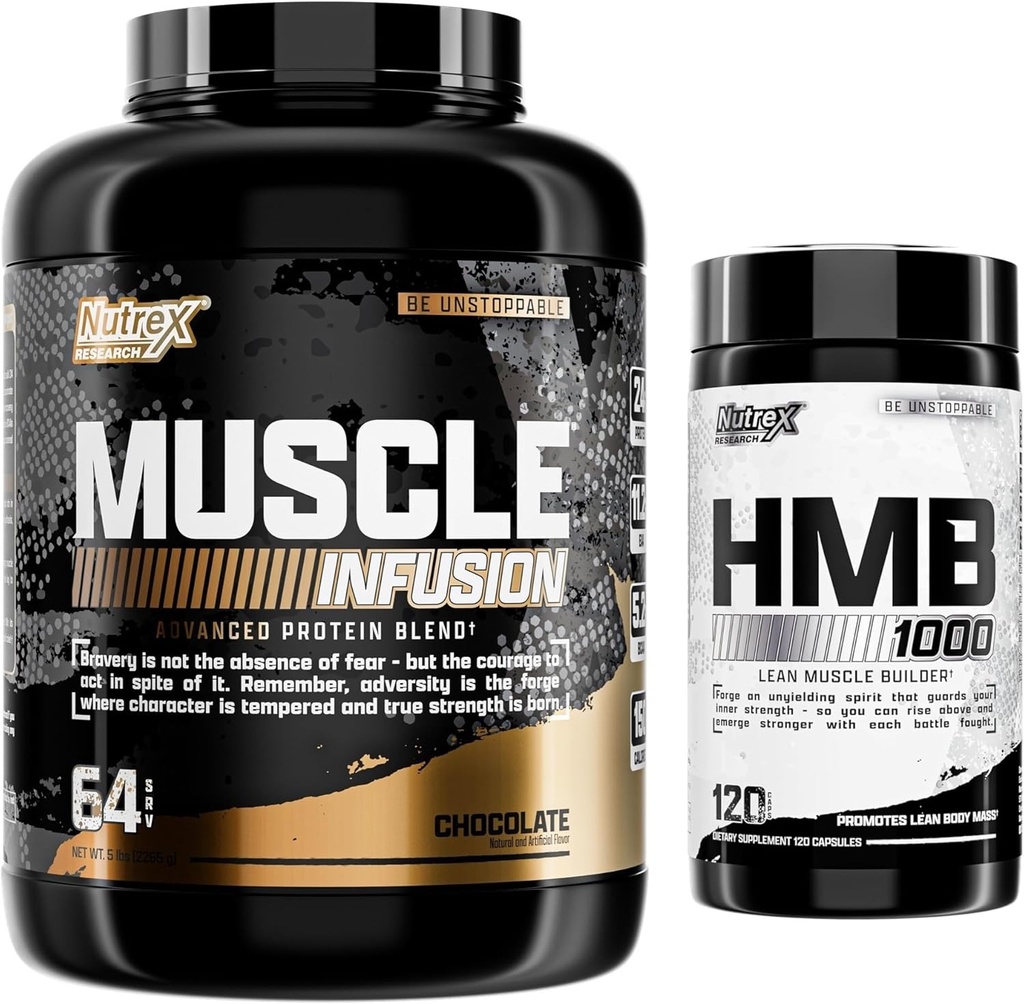 Nutrex Research Whey Protein Powder in HMB 1000 MG podpira okrevanje mišic
