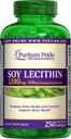 Puritan's Pride Soy Lecithin 1200 mg 250 kapsul za hitro sproščanje
