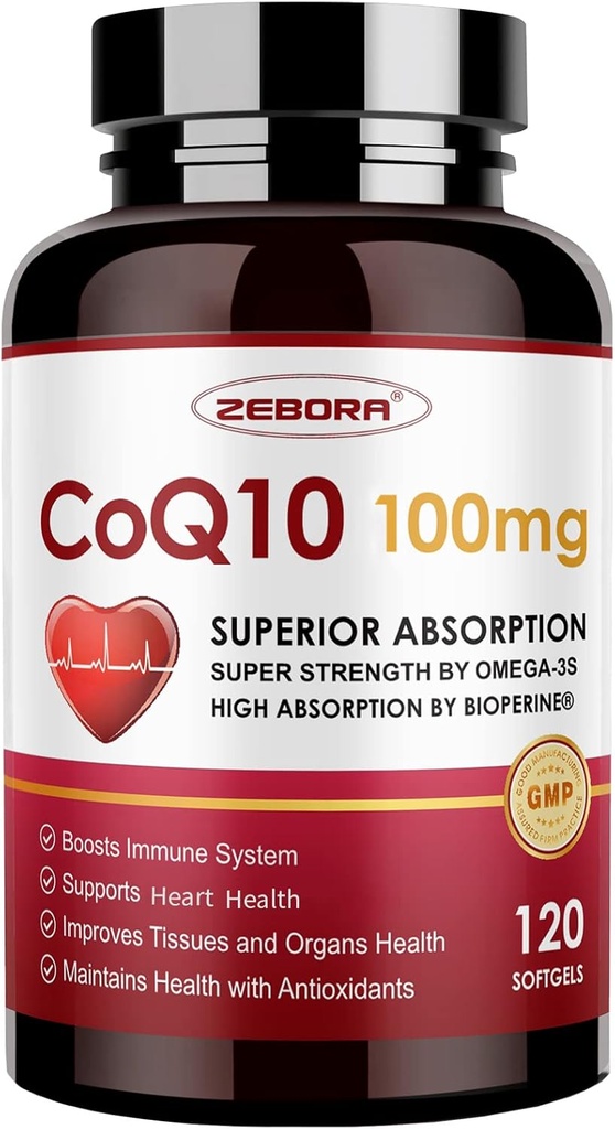 CoQ10-100mg-softgels s PQQ, BioPerin & Omega-3, koencim Q10 dodatek za visoko-Absorpcijo, močan antioksidant, podpora srce in energijska proizvodnja