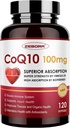 CoQ10-100mg-softgels s PQQ, BioPerin & Omega-3, koencim Q10 dodatek za visoko-Absorpcijo, močan antioksidant, podpora srce in energijska proizvodnja