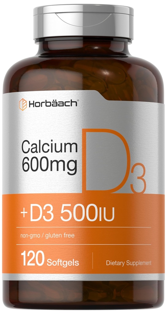 Horbäach kalcijev dodatek z vitaminom D3 