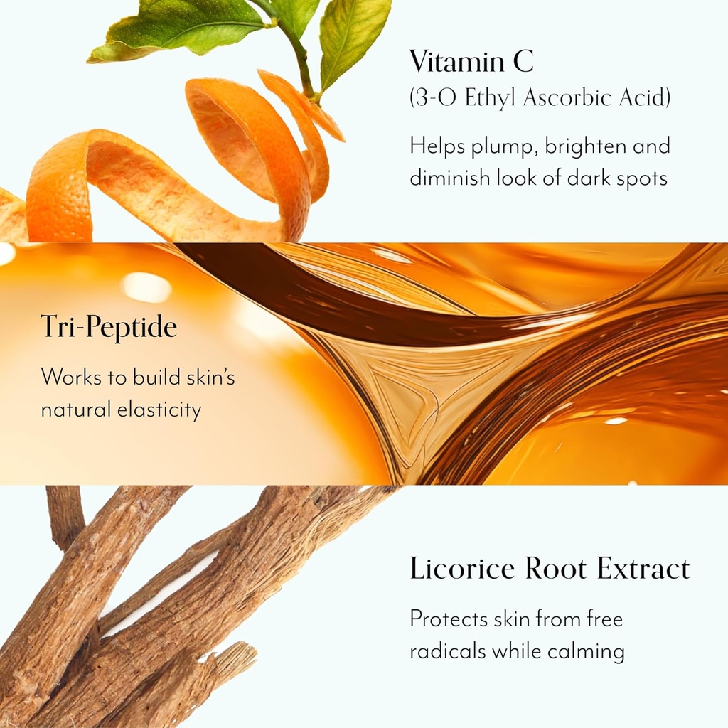 Bliss Bright Idea Vitamin C Serum & oko krema duo - osvetljevanje in hidriranje - anti-aging serum, zmanjša fine linije - čisto, Vegan & Cruelty-free