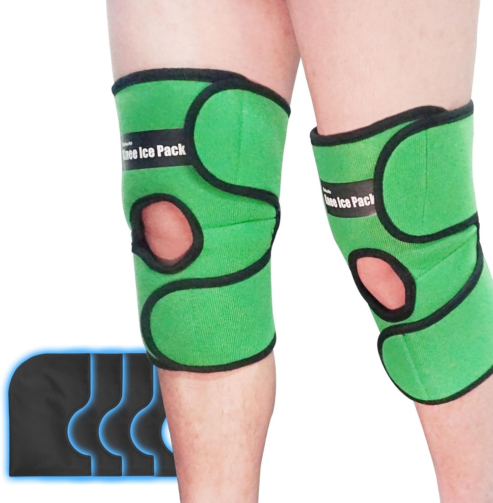 2 Pakiranja Ice Pack za ponovno uporabo kolena, Gel vroče hladno pakiranje za zamenjavo kolena kirurgija, Pain Relief Ledeni paketi Oviti za otekanje, Šport poškodbe, Burzitis, Artritis,Bruises & Sprains bolečine v sklepih