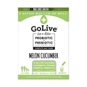 GoLive probiotiki za odrasle in otroke, Melon in Cucumber, 10ct- probiotiki za odrasle in otroke, Prebiotična Fiber za črevo in prebavnega zdravja, priporočajo zdravniki in Dieitians