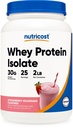 Nutricost Whey Protein izolat (Storwberry Milkshake) 2LBS