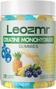 Kreatin monohidrat Gumies 5000mg za moške in ženske, žvečilni kreatin monohidrat dodatek(120 Count)- Borovnice Ananas