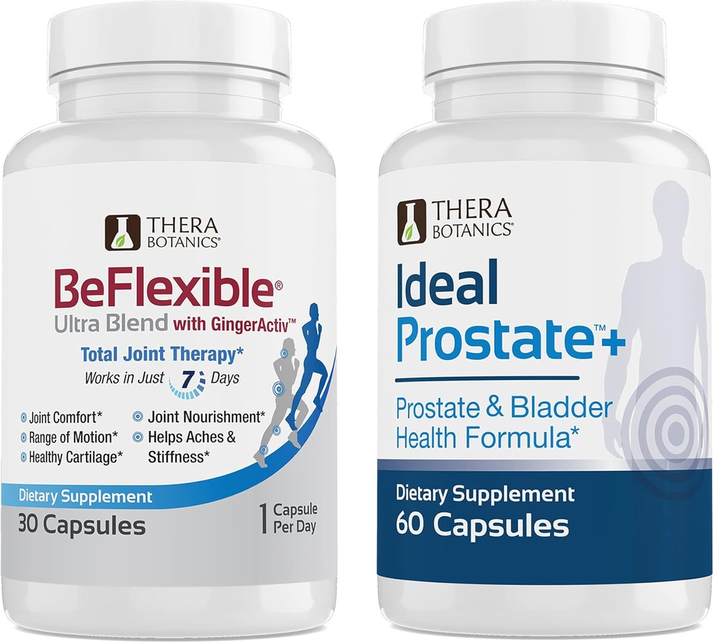 Therobotanics BeFlexible Ultra Skupna podpora dodatek in ideal prostate močno prostate dodatek za moške