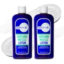 EPSOM-IT Pomirjujoče mišice losijon - Epsom sol magnezijev sulfat krema Arnica za mišice Stiffness, Topical Magnezij losijon, Zagotavlja udobje za noge, koleno in noge, 8.0 oz., 2-Pack