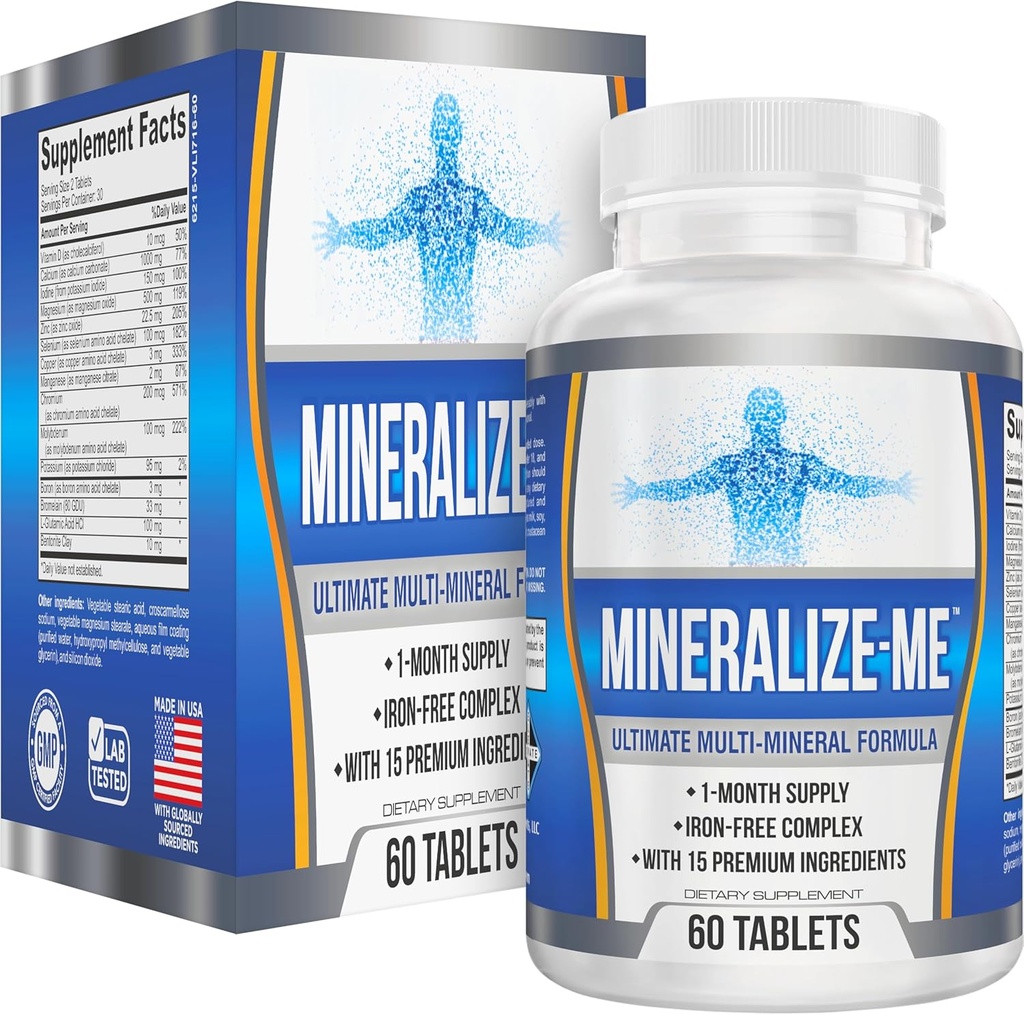 Multi-Mineralni dodatek (15-in-1) Formula brez železa 