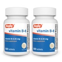 Rugby vitamin B-6 tablete - 25 mg vitamina B6 - prehranska dopolnila - 100 število (2 paketa)