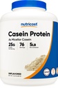 Nutricost Casein Protein Powder 5lb - Micellar Casein, Ne-GMO, Gluten Free (nearomatizirana)