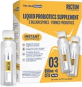 Rectum Na osnovi tal Probiotic Liquid Support Health*: Relief želodca, učinek na napenjanje,Immune & Support Long Trading Digestive Health,Daily pijaca za odrasle/otroke,20 vial (3 milijarde CFUs/viala)