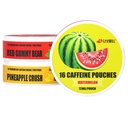 LyvWel 72mg Kofein Energijske vrečke – lubenica, rdeči medved Gummy, Ananas Crush – Juicy čisto energijo z Guarana – 3-Pack (48 skupaj vrečke)