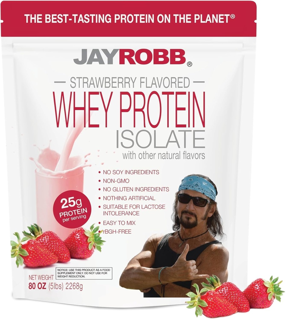 JAYROBB Whey Protein (5 funt, jagoda)