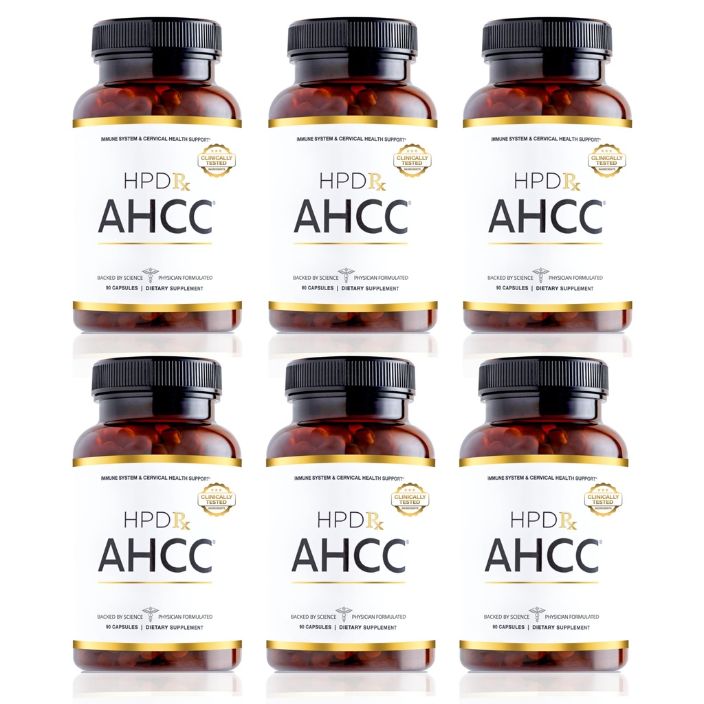 HPD Rx Premium AHCC & Shiitake goba 1100 mg na serviranje dodatek, Naravna imuniteta Booster, Ohranja naravno ubijalsko celično dejavnost 
