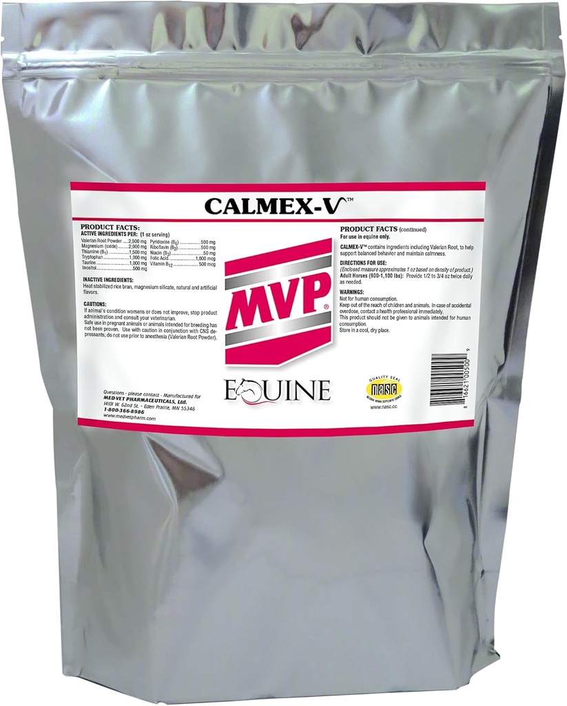 Calmex-V (10lb) Mirna podpora za konje.