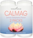 CalMag visoka absorpcija 2:1 Kalcij in magnezijev citrat v prahu dodatek; Podpira Stress Relief, spanje & kosti moč, Lemon Raspberry aroma, 16.5 oz. (Pack of 2)