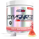 EHP Labs OxyShred Pre Workout Powder - Preworkout Powder z L Glutamin & Acetil L Karnitine, Energy Boost Drink - Juicy Watermelon, 60 Servings