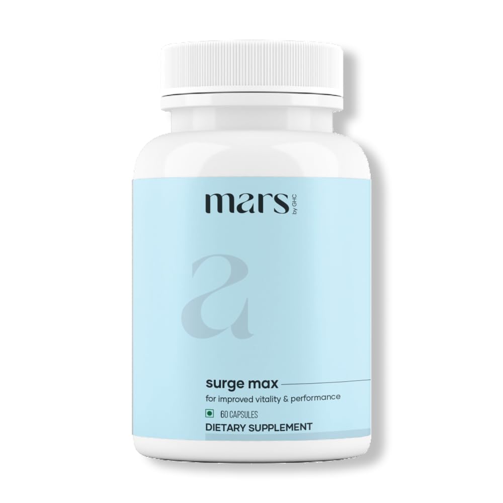 Mars Surgemax naravne kapsule s Shilajit & Safed Musli 