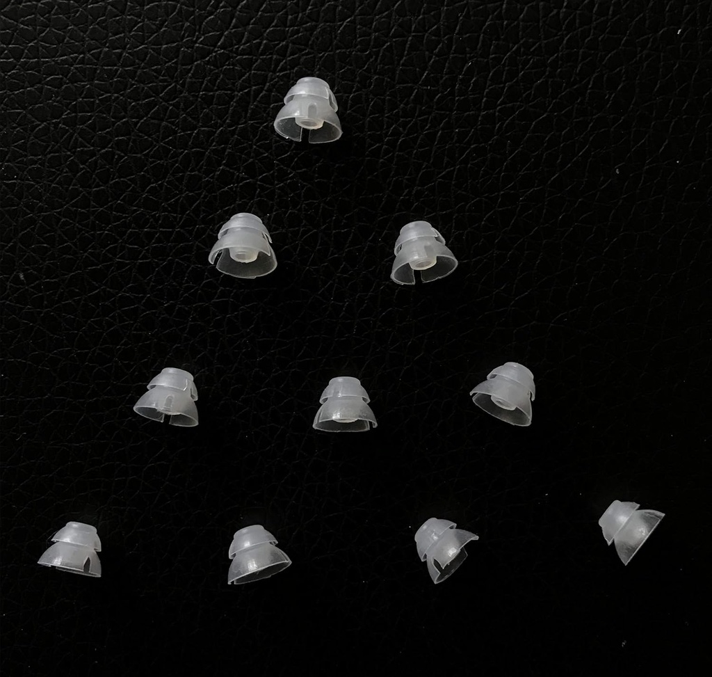 Džungle Care® (6mm Small * 10pc) Dvojni sloj Magični slušni aparat Domes Udobni center za obveščanje (Posebni zvočni ojačevalniki izdelek) Kit Uhani Nasveti nevidni, Kot nalašč za odprt zrak (Open fit), razen za RIC