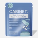 Kabinet: 500mg acetatofen za lajšanje glavobola, zoboboli, boleče grlo, in Fever Reducer, 120 tablete (ponovno polnjenje)