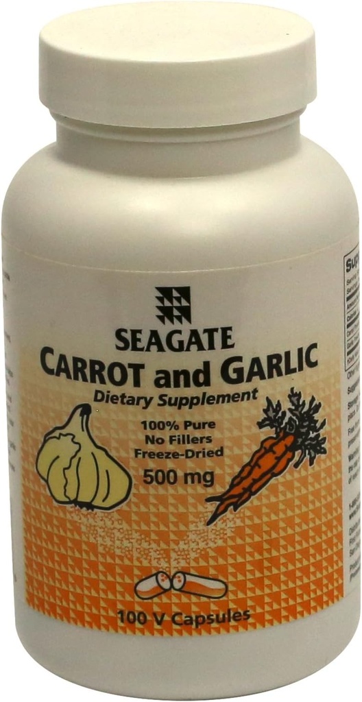Izdelki Seagate Korenček in česen 500mg 100 kapsul