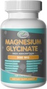 Magnezij Glycinate 500 mg Kapsule za spanje, srce, živec in kosti, mišice Magnezij dopolnilo kompleksna podpora Sprostitev - 120 Kapsule(60 dnevna oskrba)